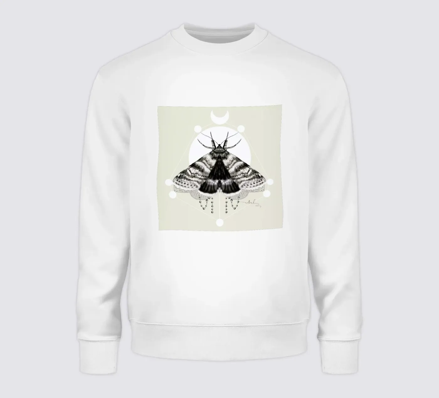 Moth sweatshirt van Nettsch