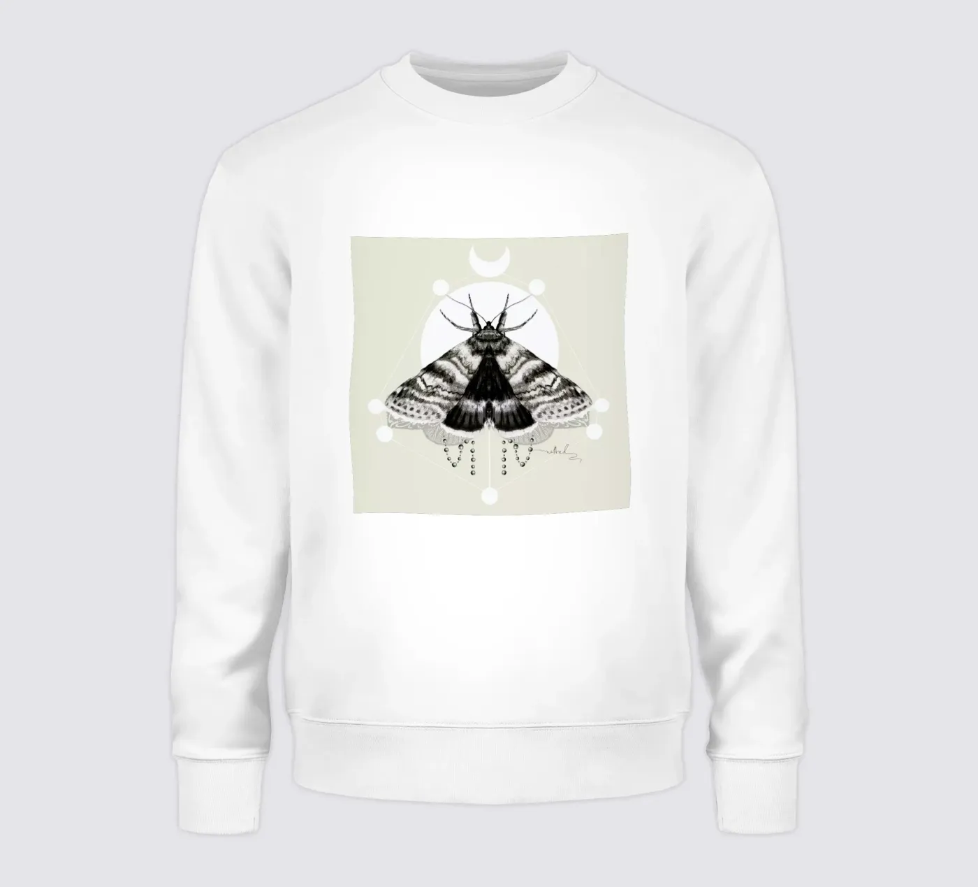 Moth sweatshirt van Nettsch
