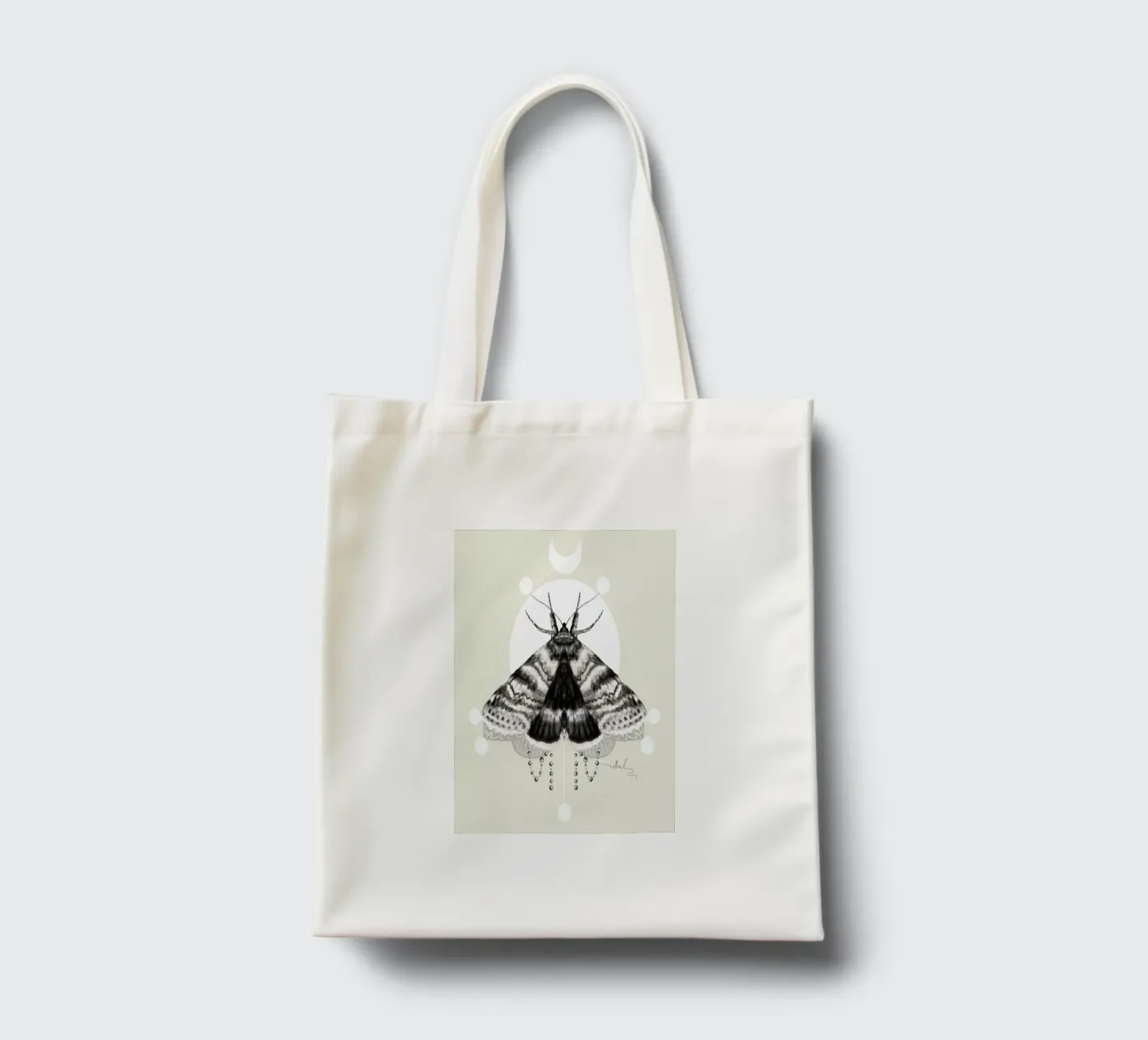 Moth tote bag by Nettsch