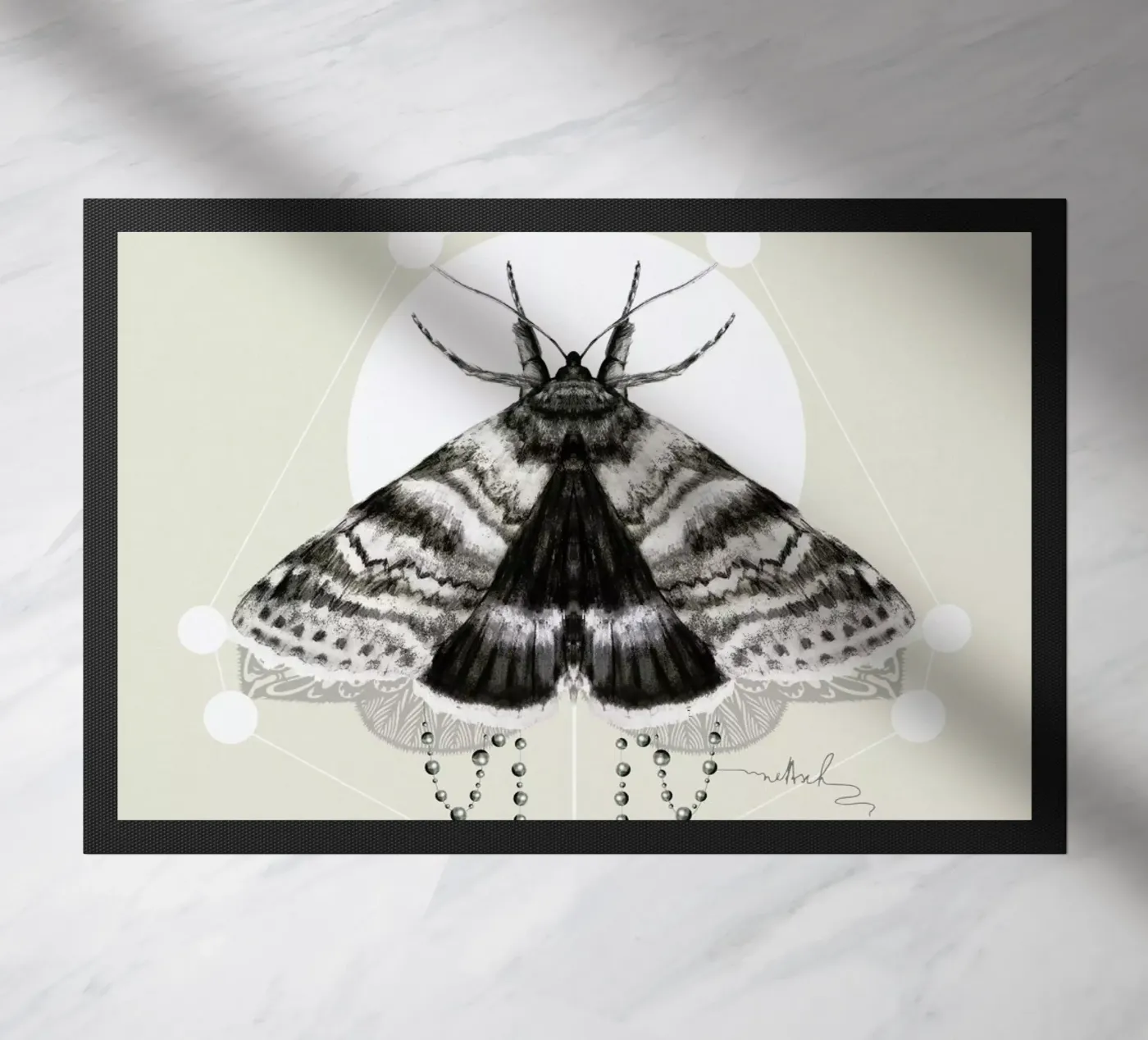 Moth deurmat van Nettsch
