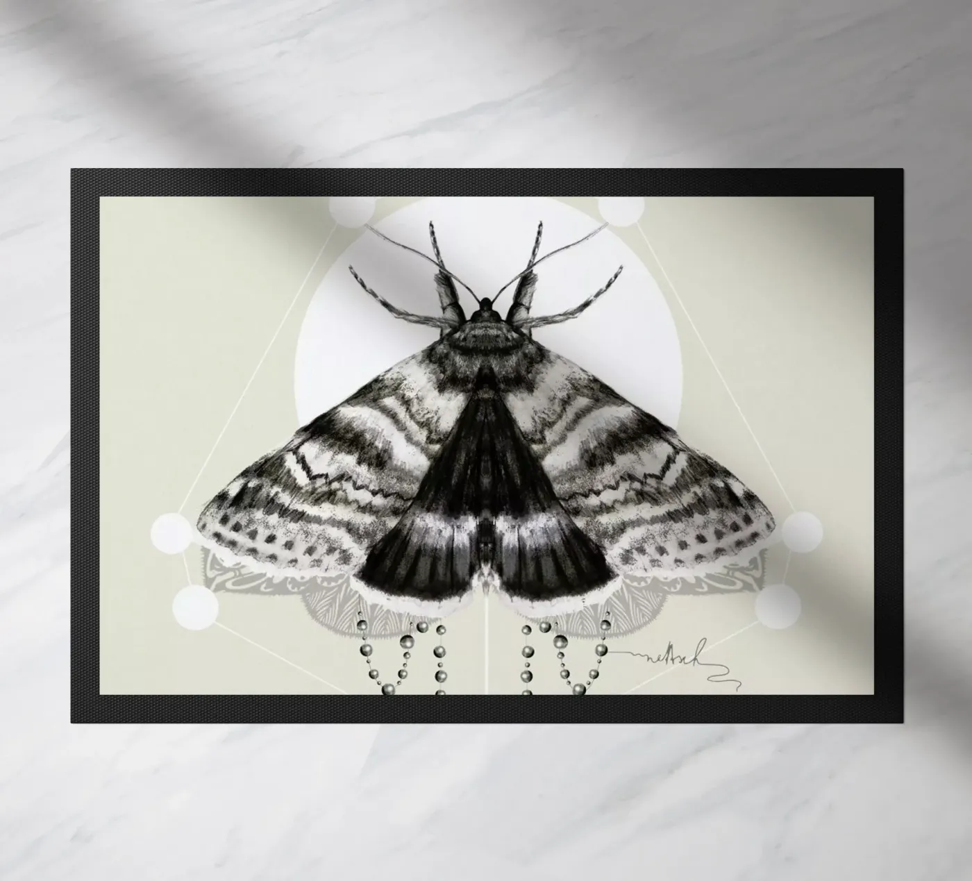 Moth Fußmatte von Nettsch