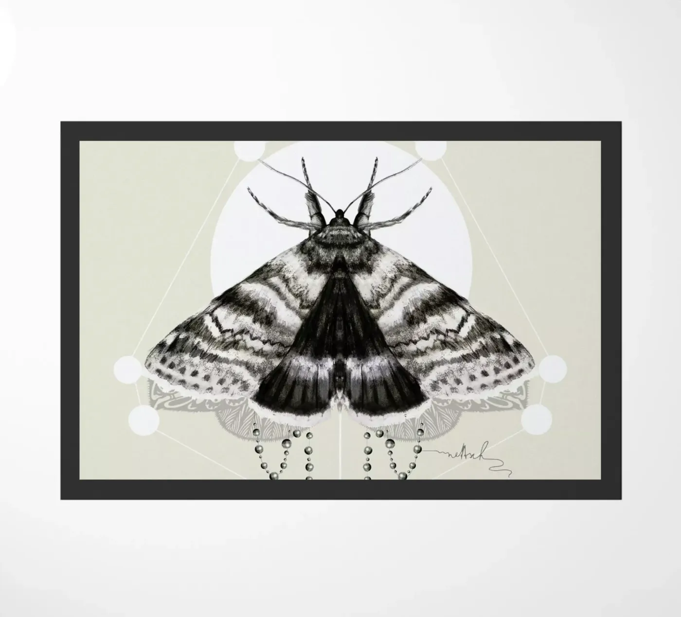 Moth Fußmatte von Nettsch