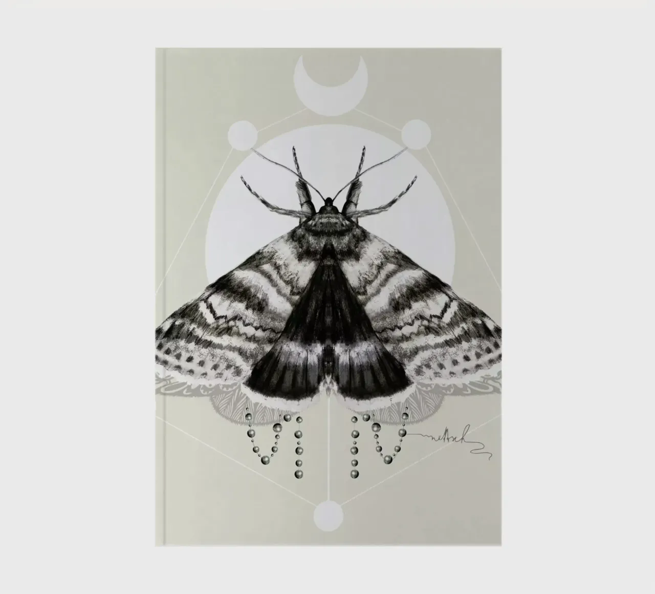Moth notebook by Nettsch
