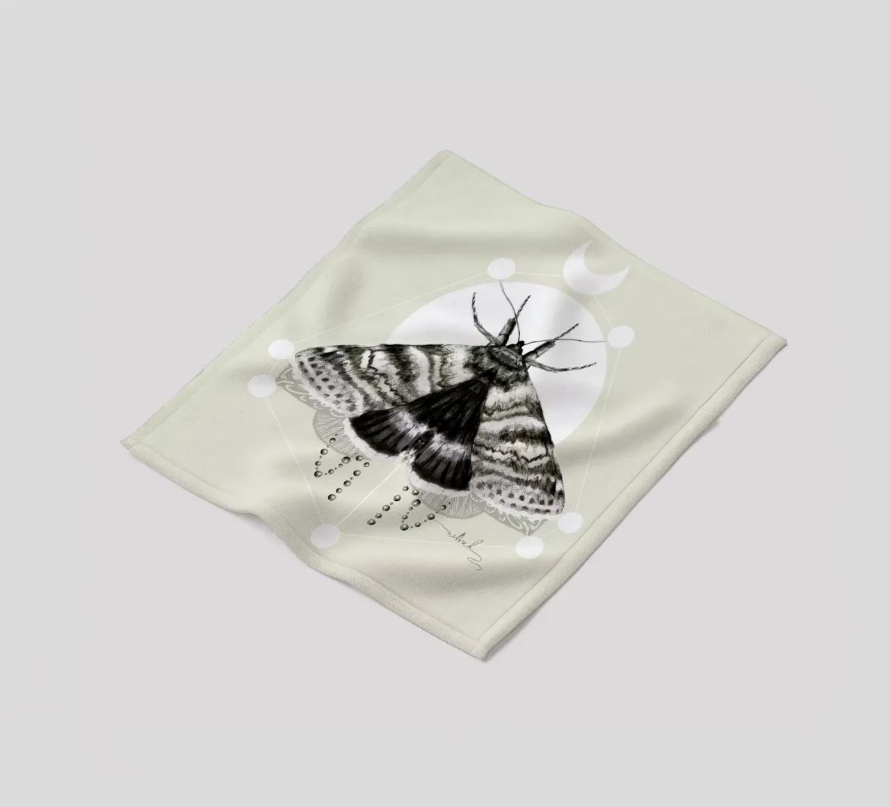 Moth Fleecedecke von Nettsch