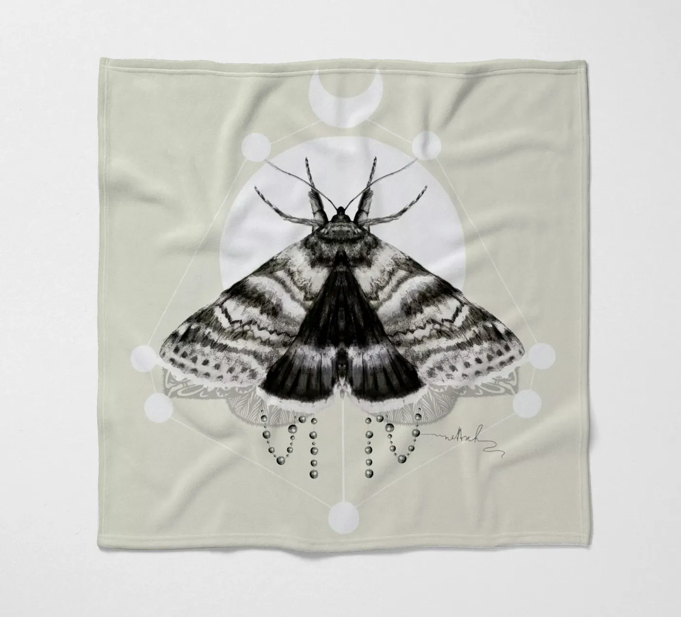 Moth coperta in pile da Nettsch