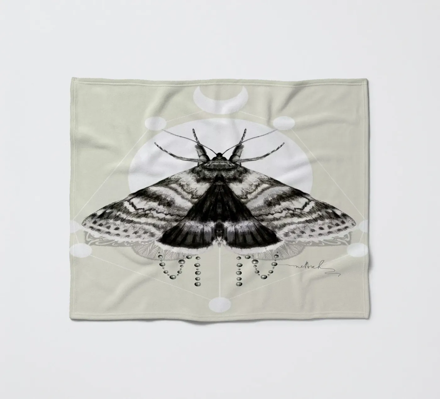 Moth coperta in pile da Nettsch