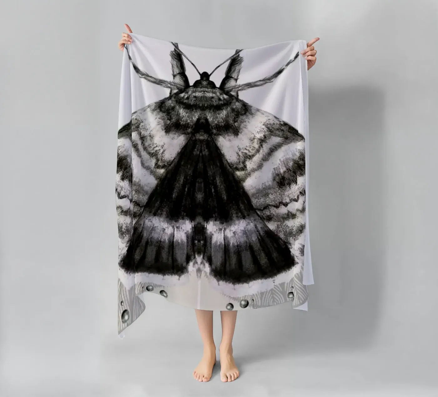 Moth strandhanddoek van Nettsch