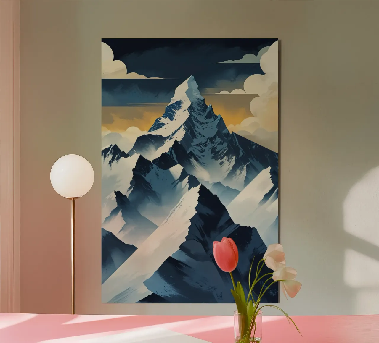 The Pinnacle of Abstraction alluminio dibond da AlbertKlee