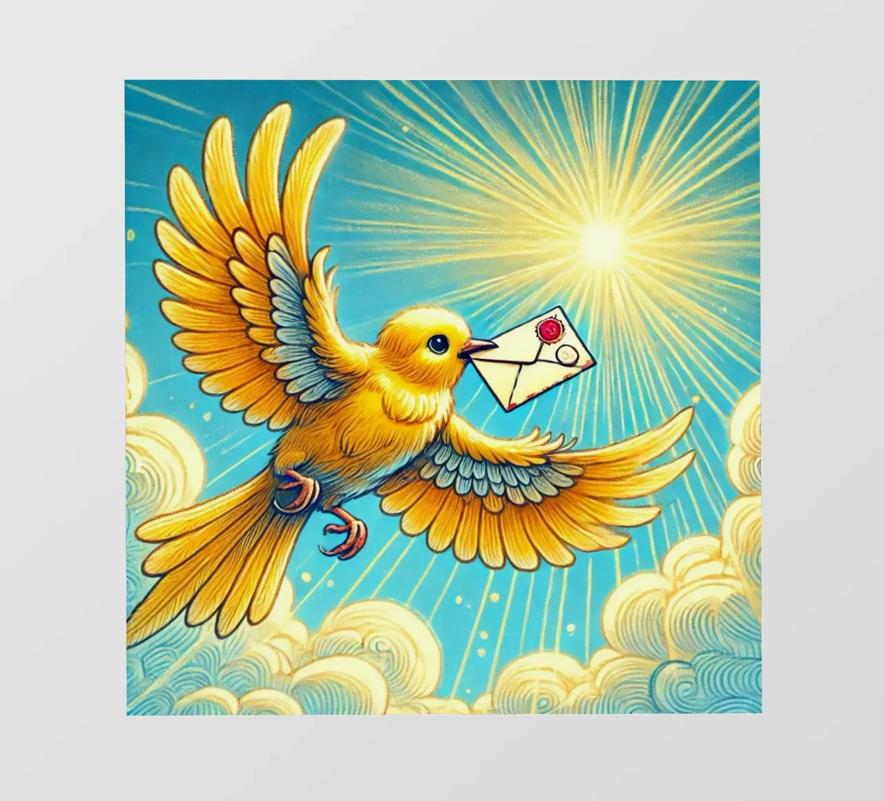 Messaggero alato pellicola backlit da FluffyToons