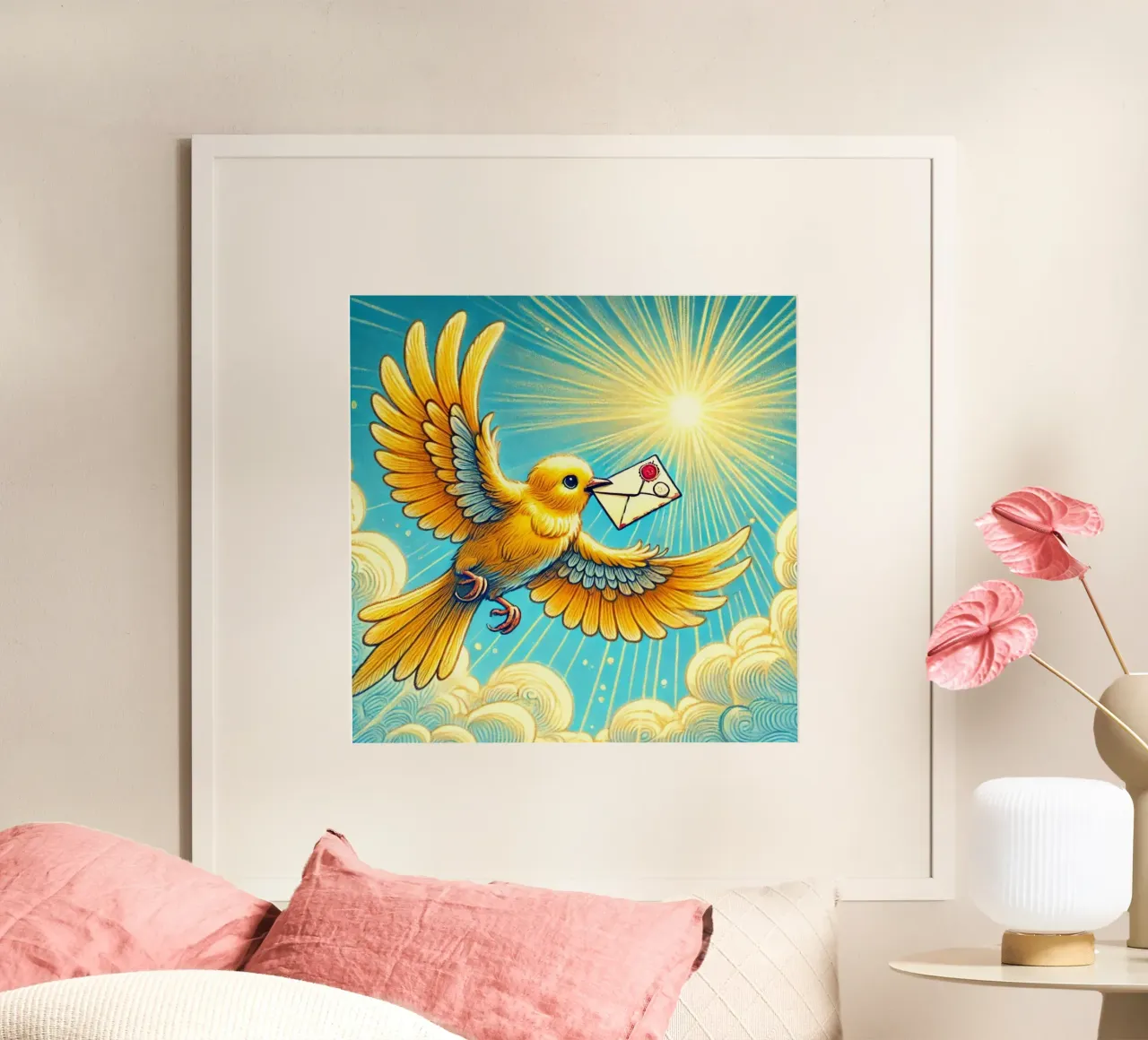 Messaggero alato poster da FluffyToons