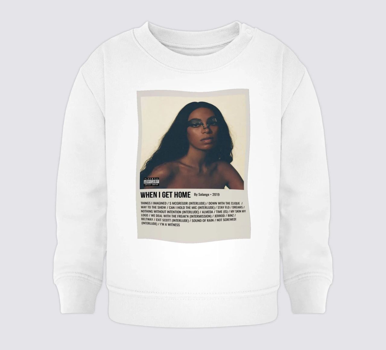 WHEN I GET HOME By Solange 2019 felpa neonato da SoundStudio