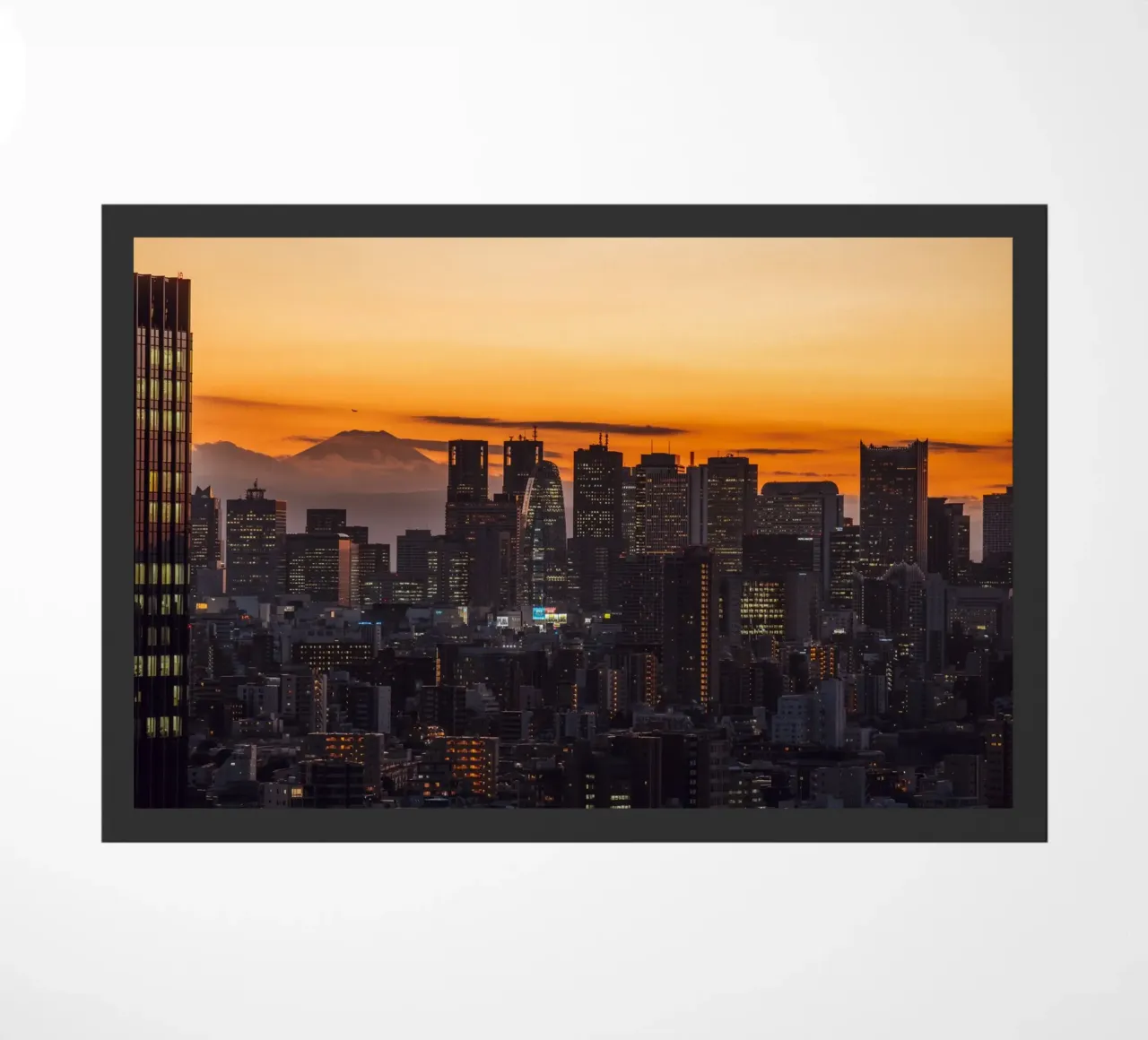 Tokyo Mt. Tramonto del Fuji, Giappone zerbino da Marcel Bisig