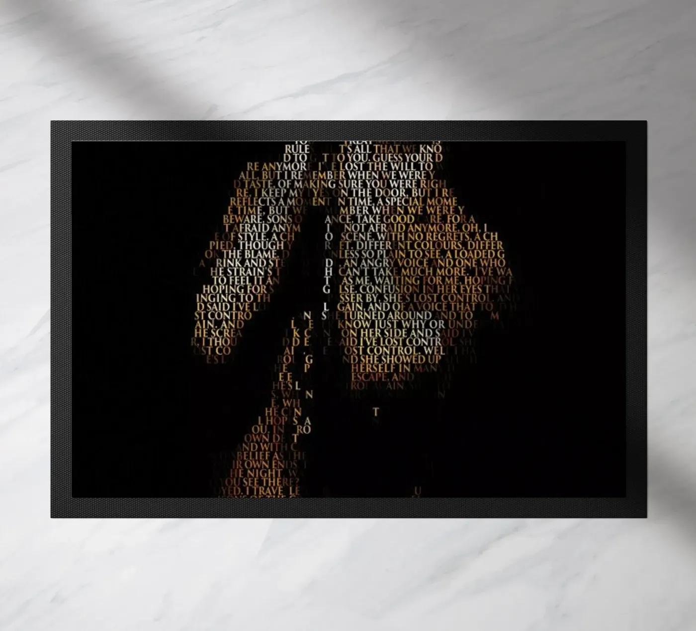 Unknown Pleasure doormat by Robotic Ewe