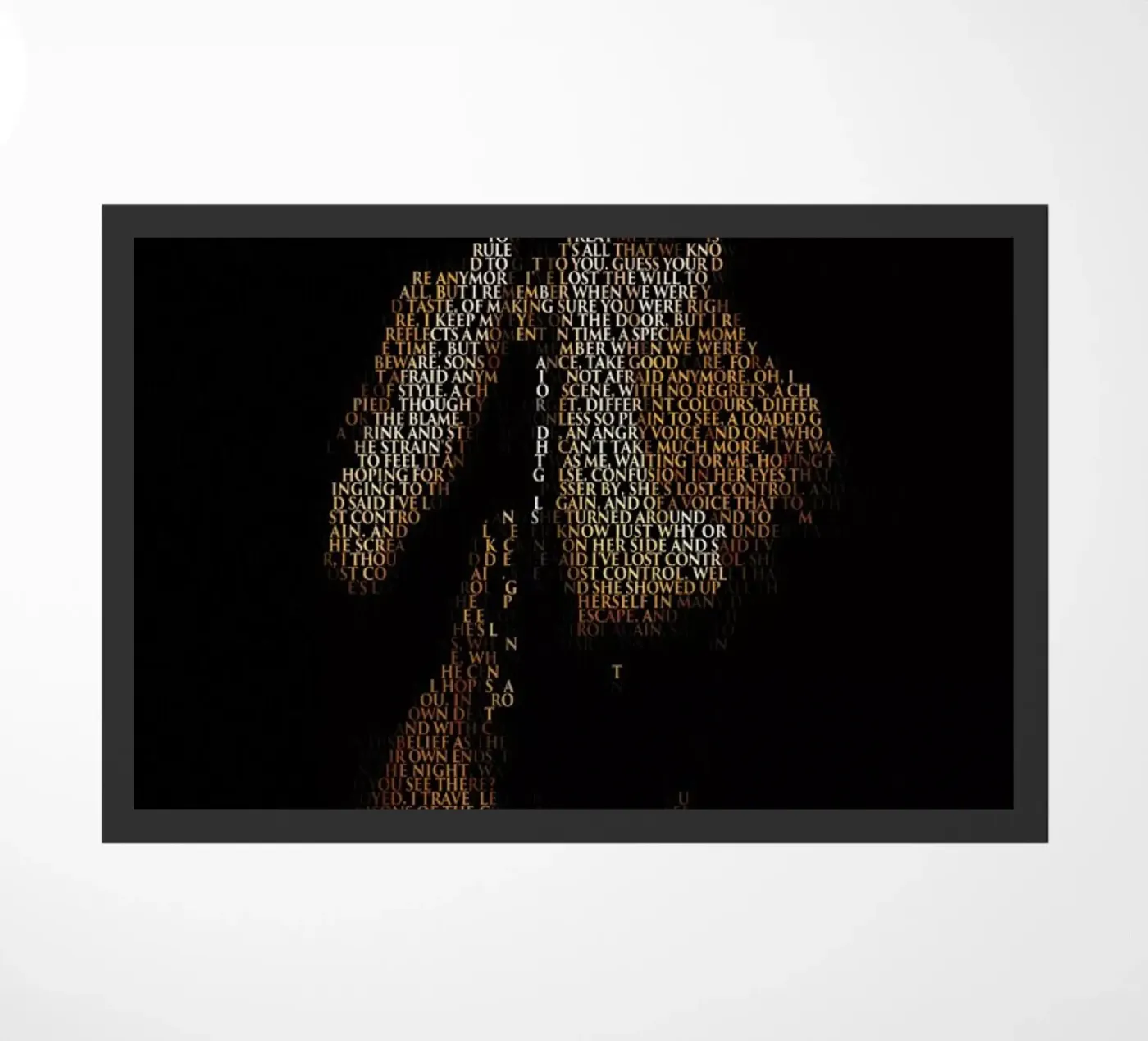 Unknown Pleasure doormat by Robotic Ewe