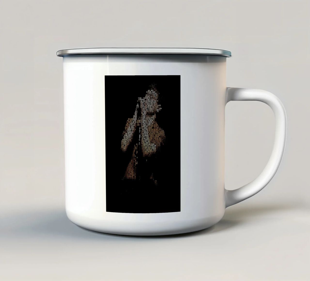 Unknown Pleasure tazza in smalto da Robotic Ewe