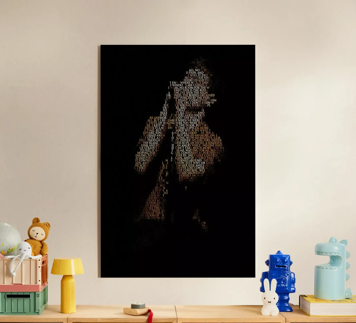 Unknown Pleasure acryl van Robotic Ewe