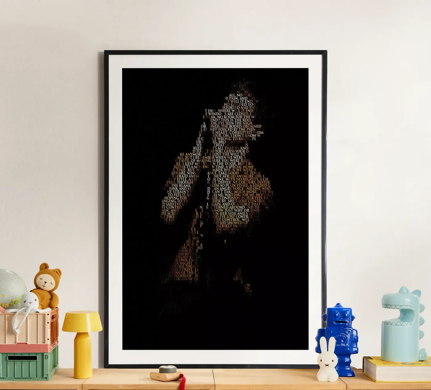 Unknown Pleasure poster van Robotic Ewe