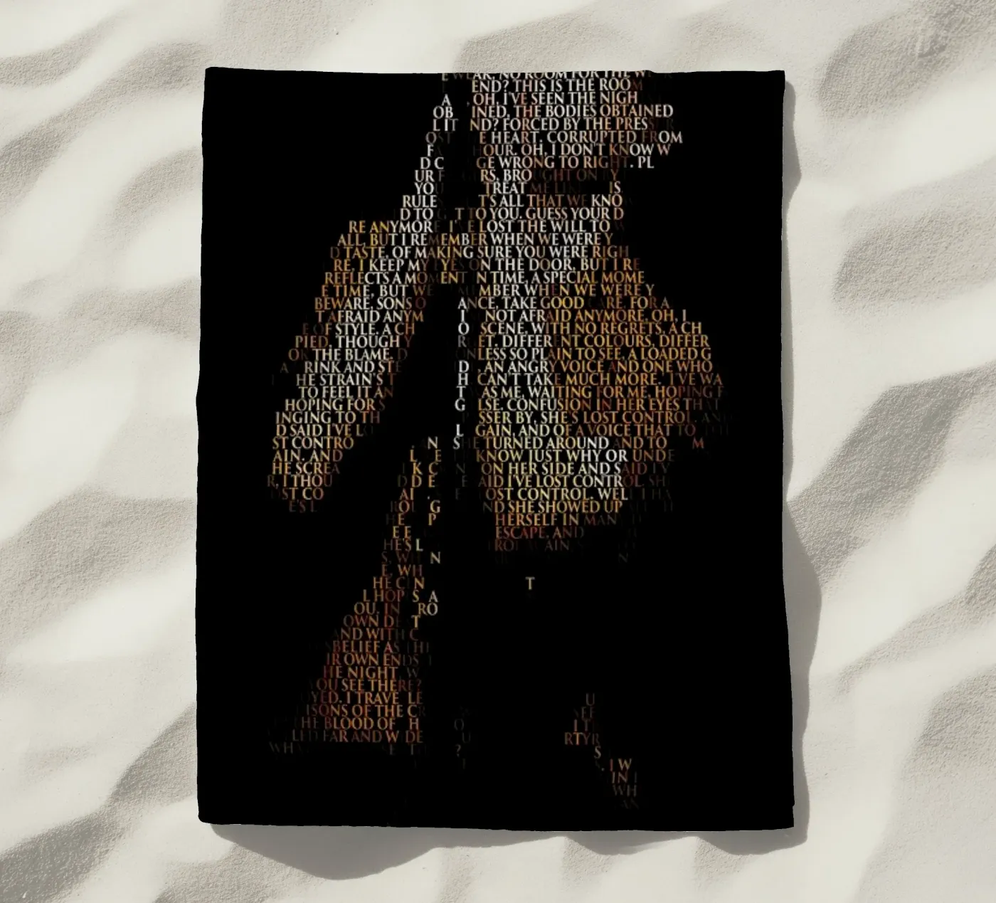 Unknown Pleasure strandhanddoek van Robotic Ewe