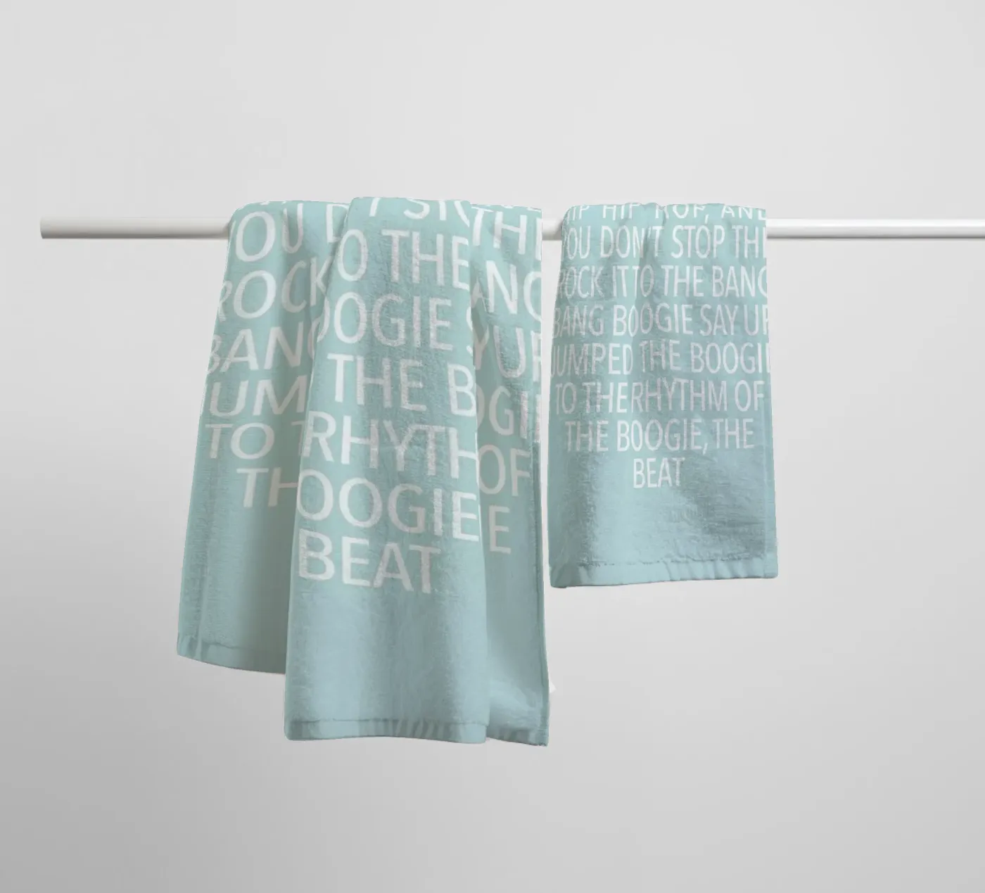 Delight Mint badhanddoek van Studio One