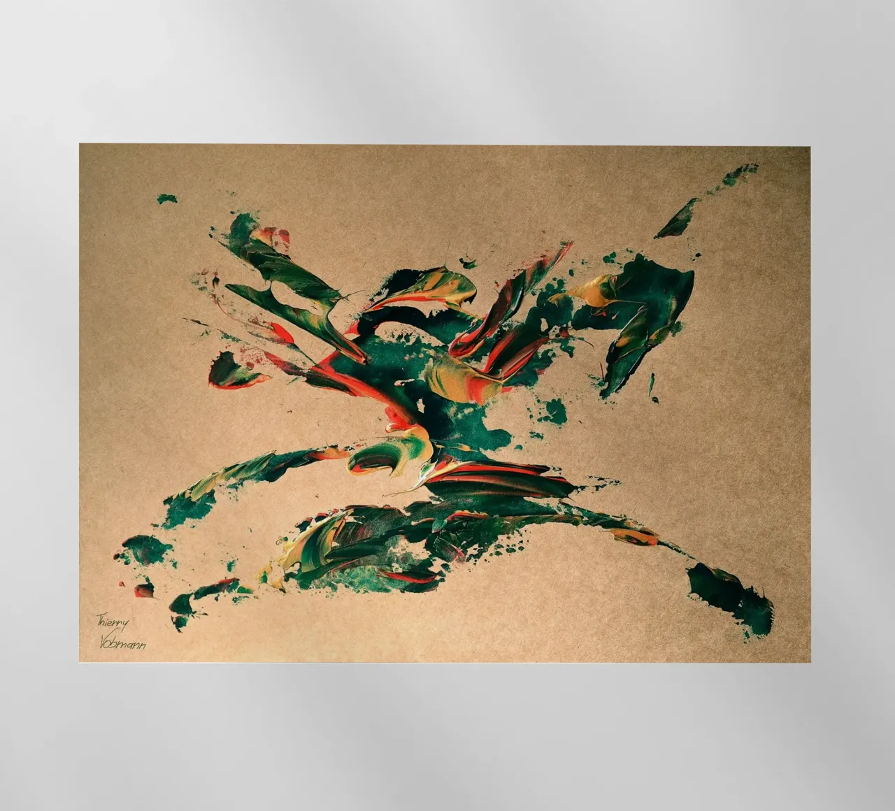 NATURAL STYLE 26 pellicola backlit da Thierry Vobmann Abstract painting
