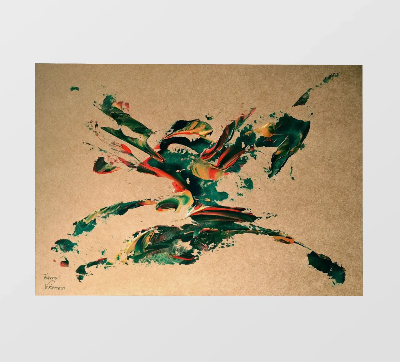 NATURAL STYLE 26 telo in pvc da Thierry Vobmann Abstract painting