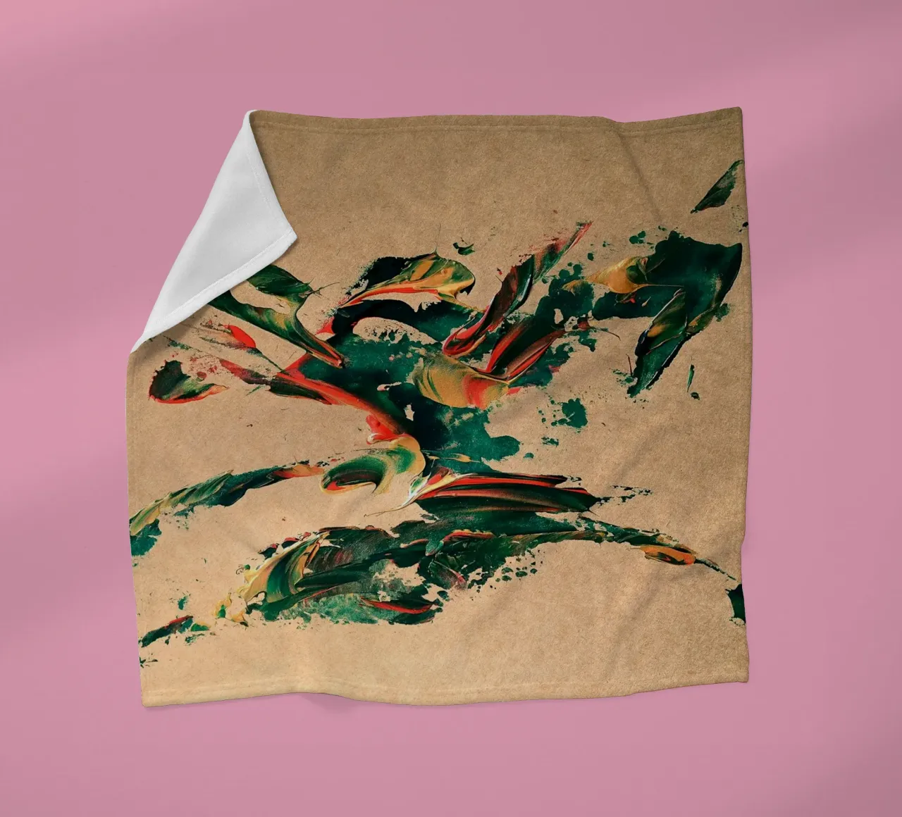 NATURAL STYLE 26 coperta in pile da Thierry Vobmann Abstract painting