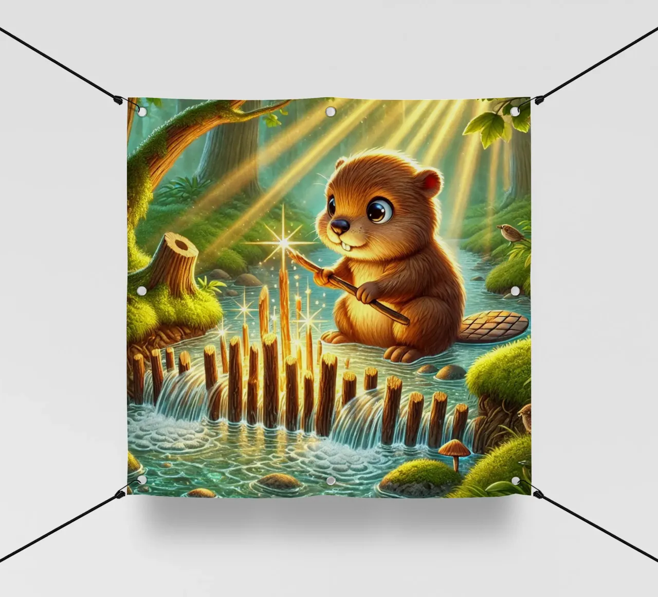 Ingenious Baby Beaver pvc cover by FluffyToons