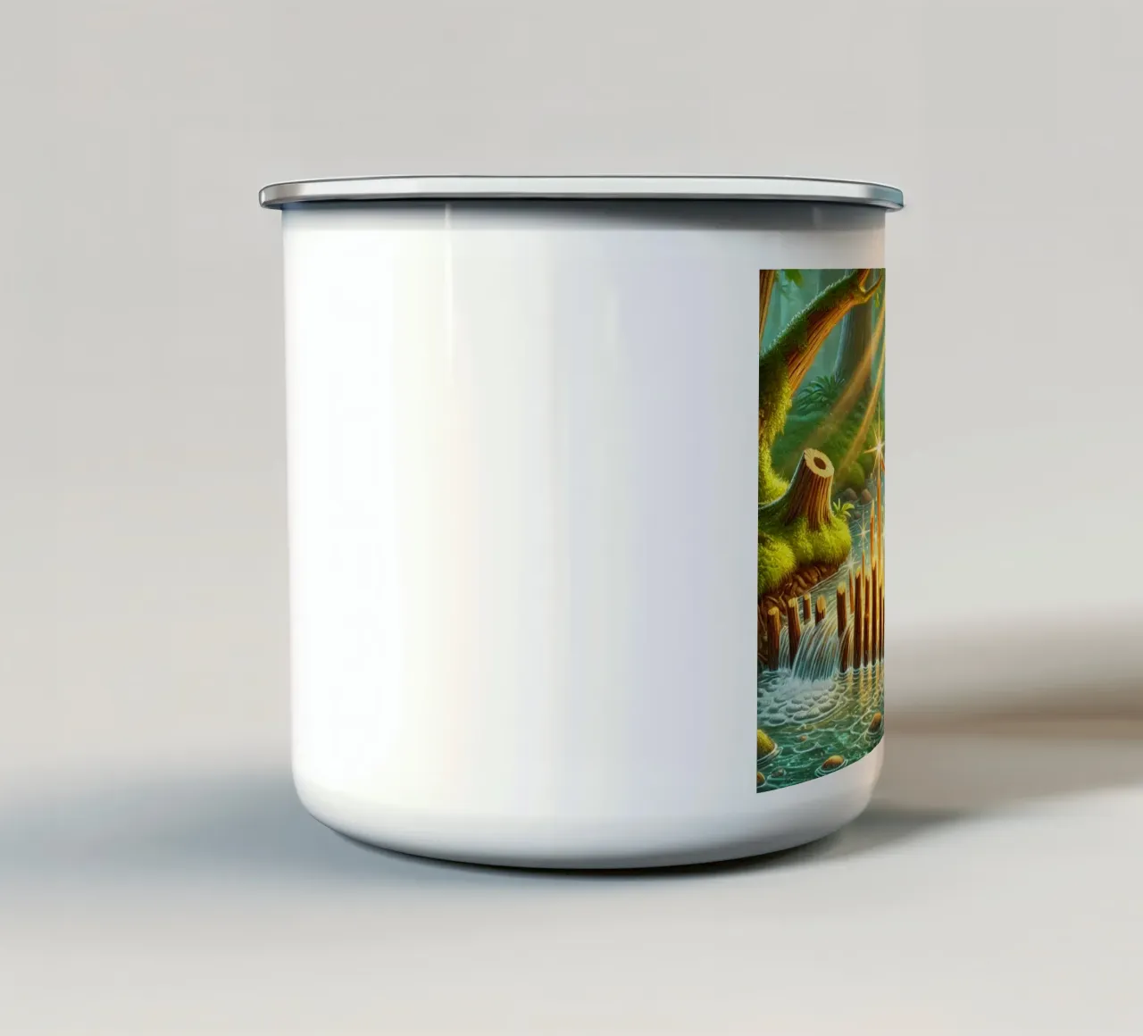 Il castoro ingegnoso tazza in smalto da FluffyToons