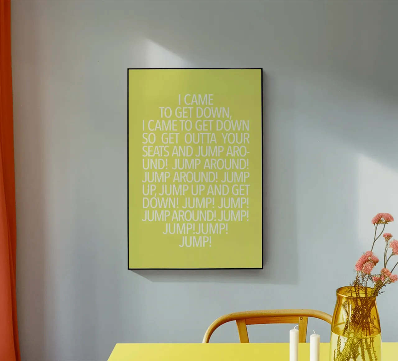 Jump Yellow plexiglass da Studio One