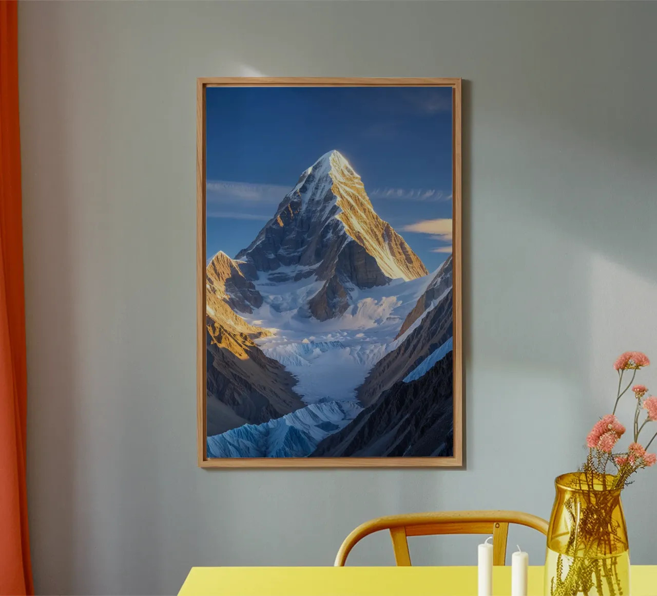 Majestic K2 at Sunrise alu-dibond by AlbertKlee