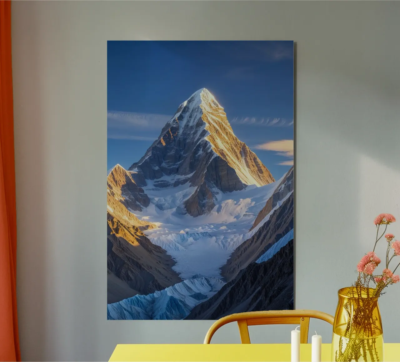 Majestic K2 at Sunrise alu-dibond by AlbertKlee