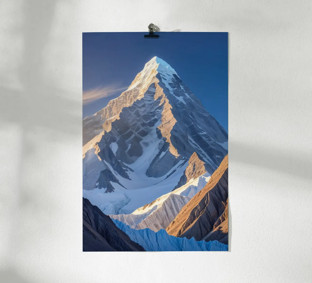 K2’s Winter Majesty poster con telaio in alluminio da AlbertKlee