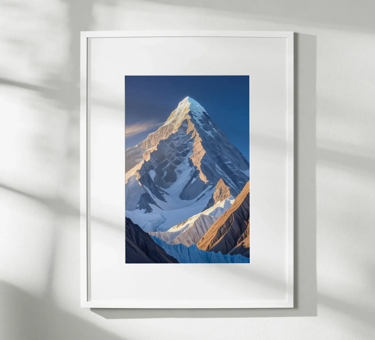 K2’s Winter Majesty poster con telaio in alluminio da AlbertKlee