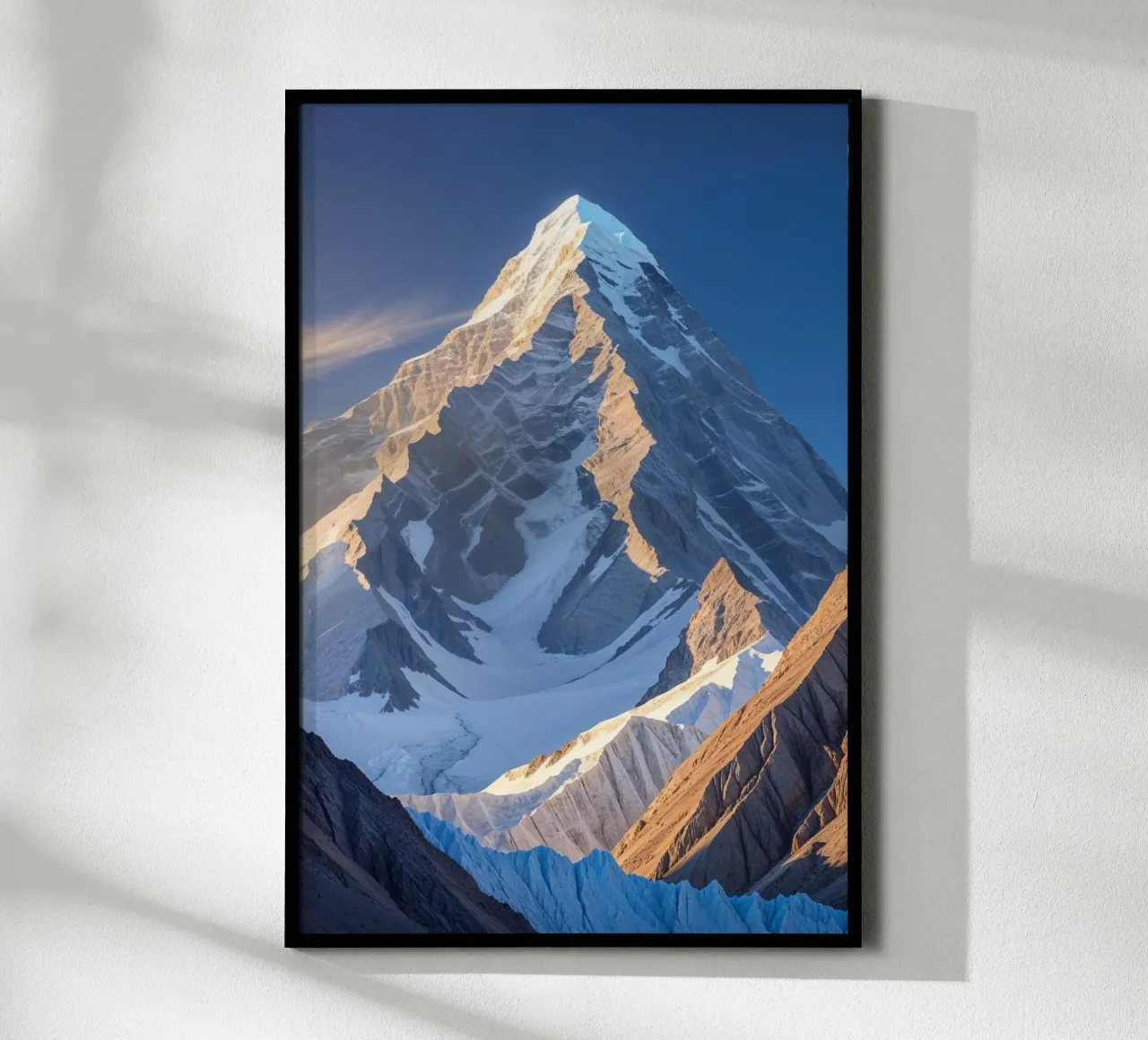 K2’s Winter Majesty poster con telaio in alluminio da AlbertKlee