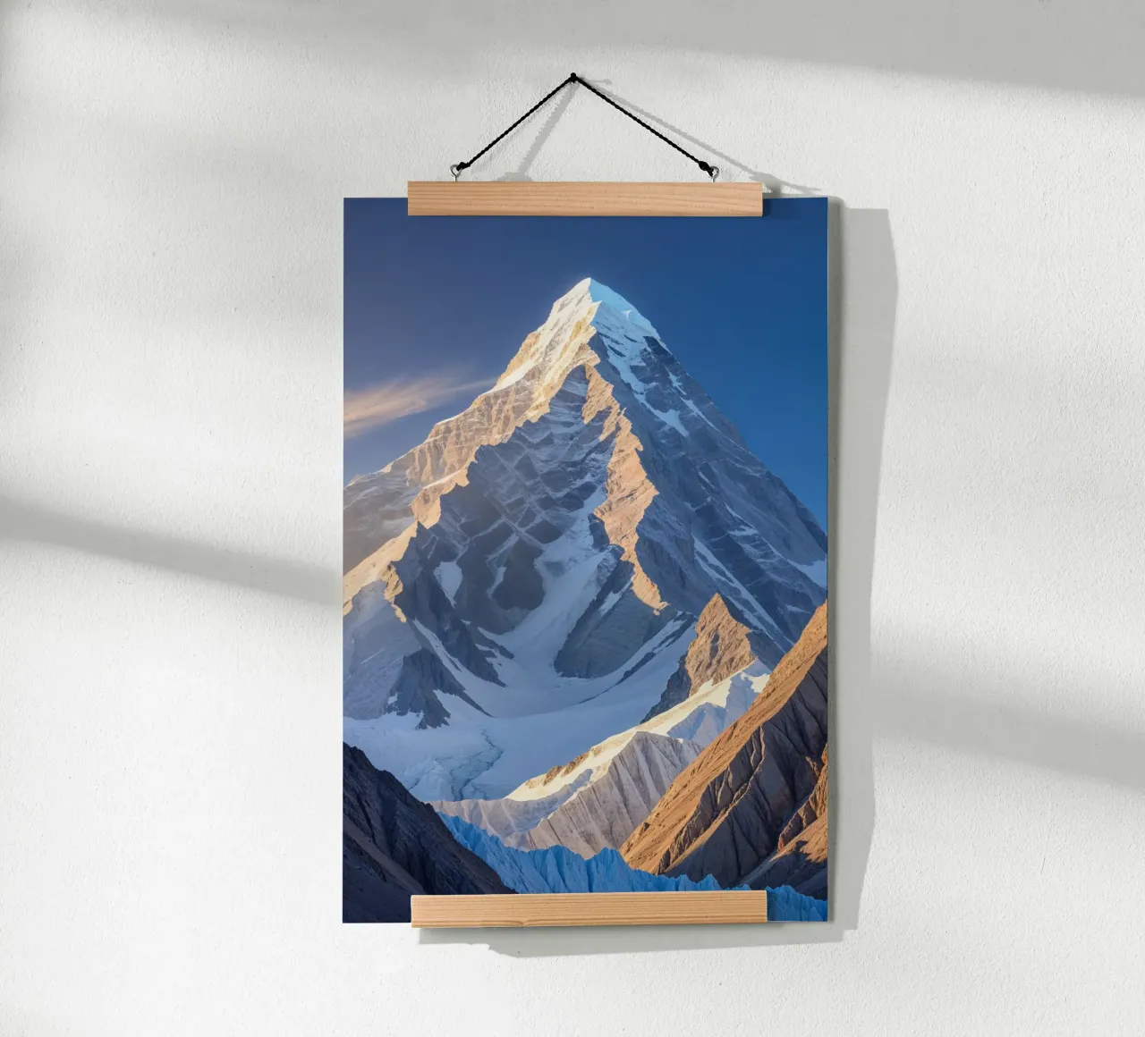 K2’s Winter Majesty poster con telaio in alluminio da AlbertKlee