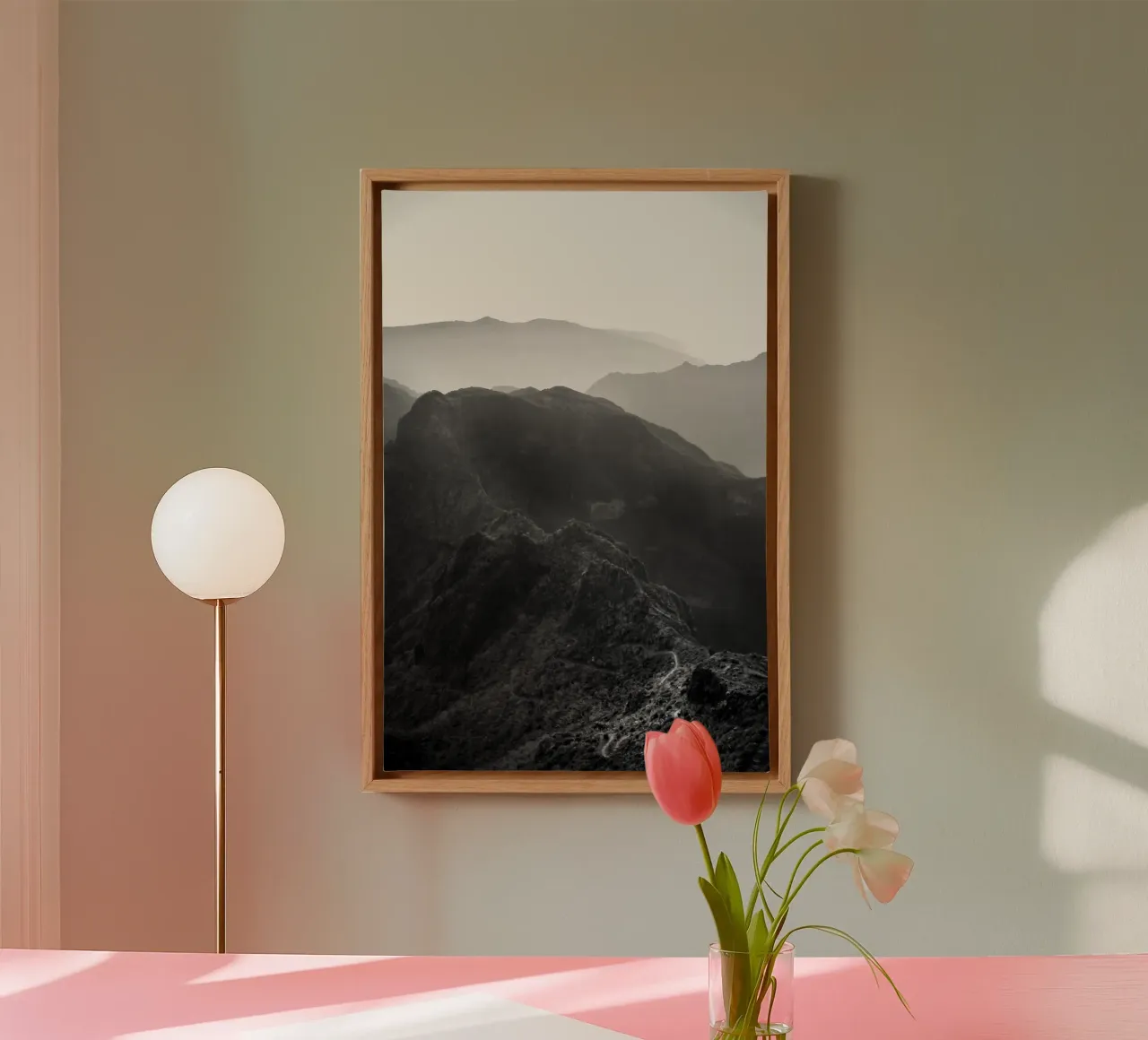 Panoramic View of Madeira's Mountains canvas by FEMK.