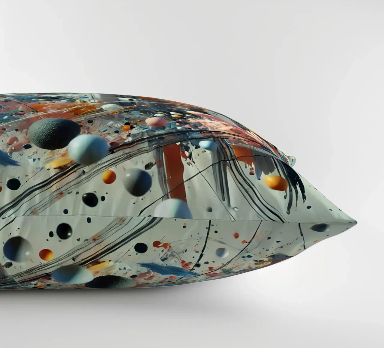 action splash abstract decorative cushion by abstrakt