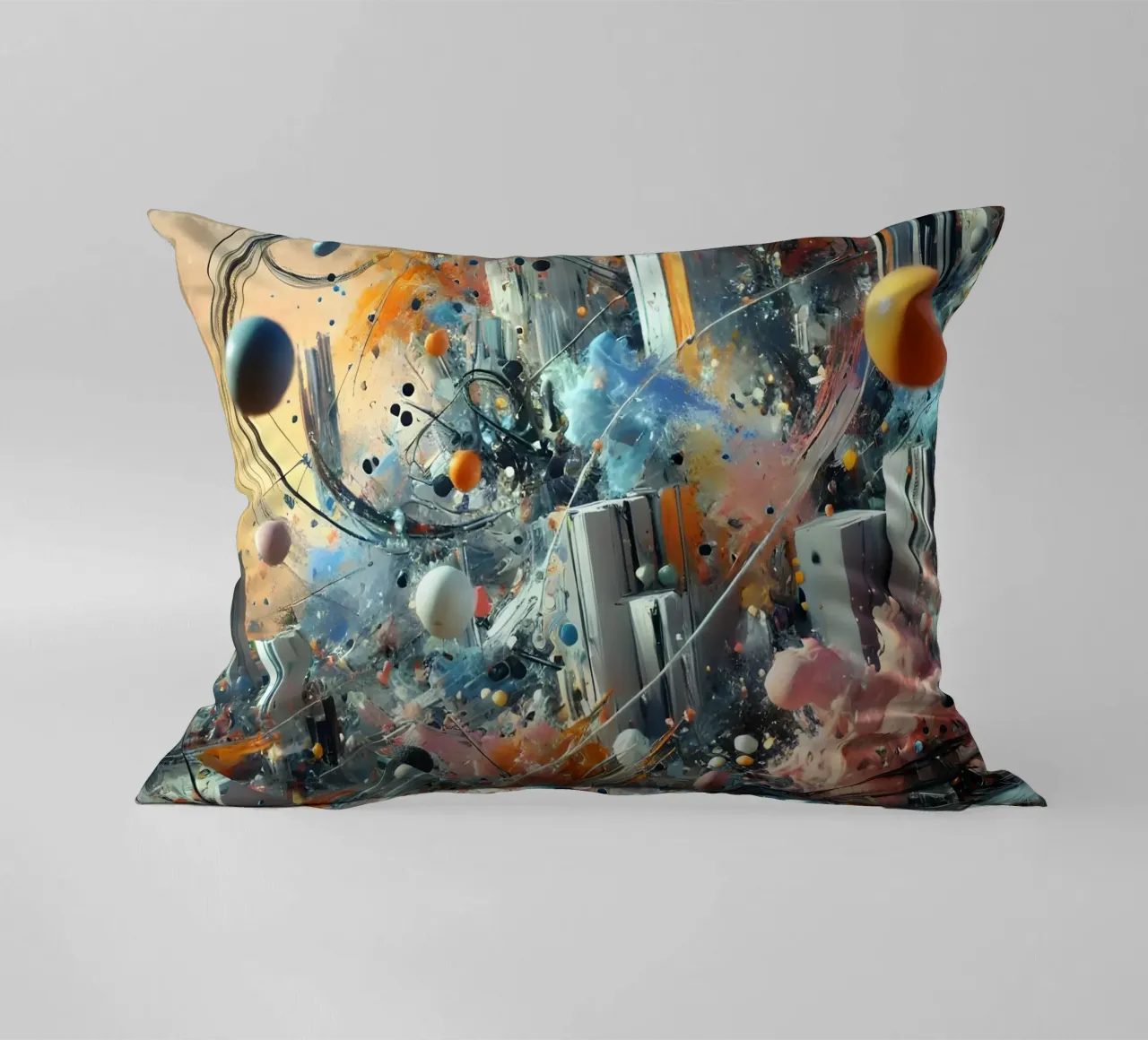 action splash abstract cuscino da abstrakt