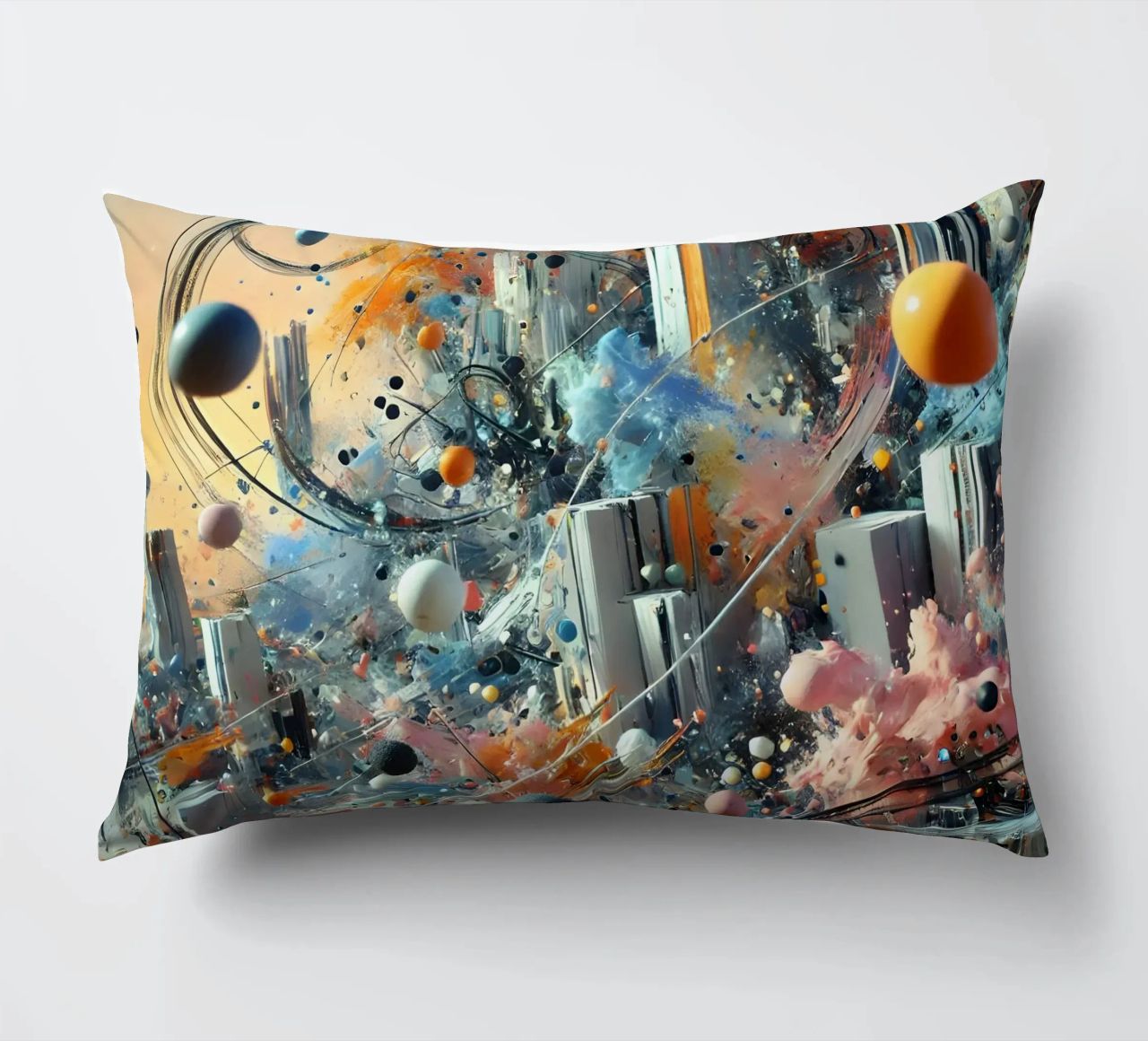 action splash abstract cuscino da abstrakt