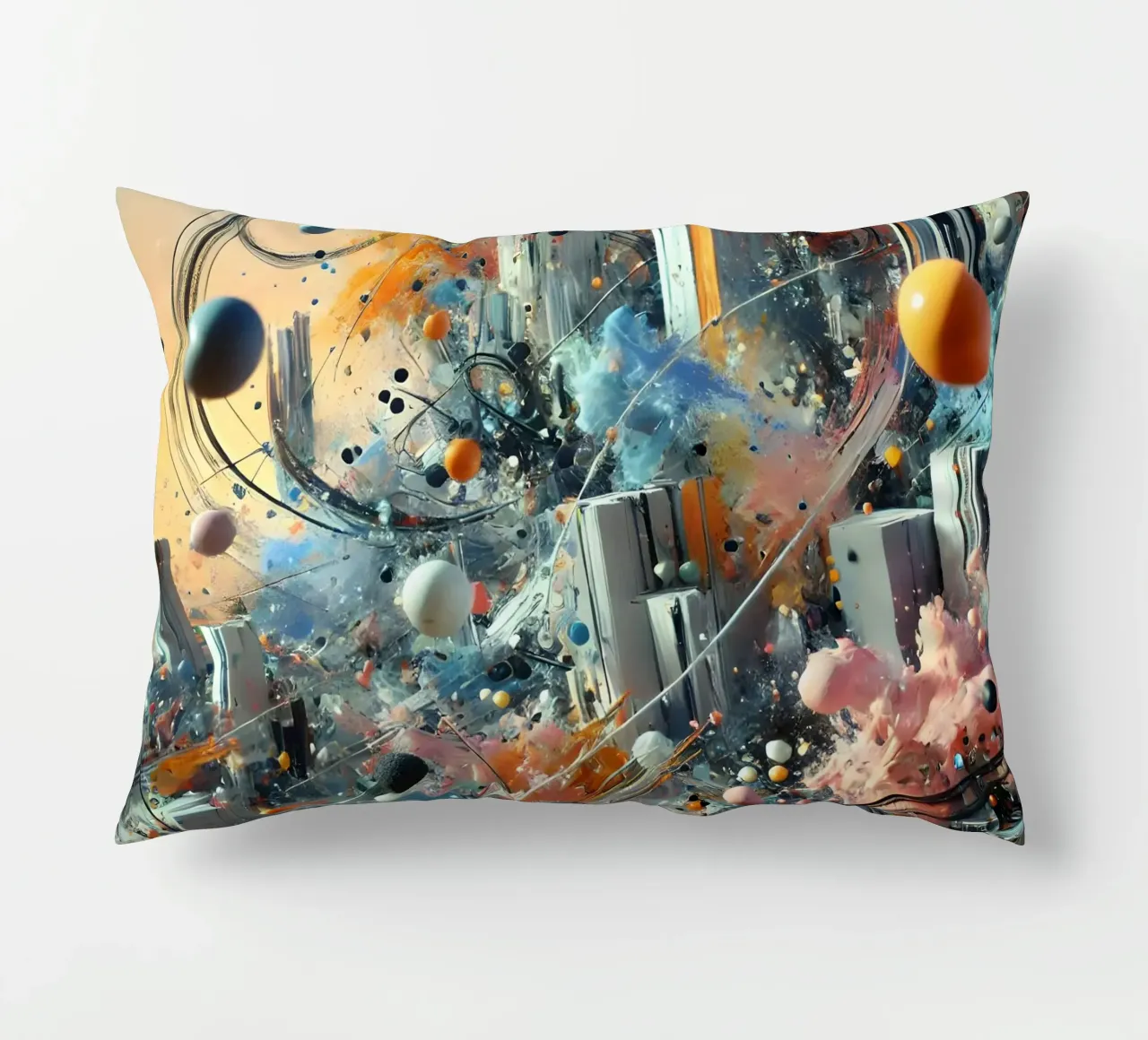 action splash abstract cuscino da abstrakt