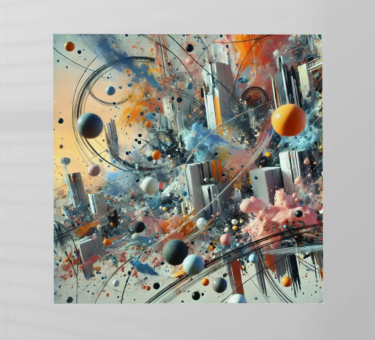 action splash abstract pellicola backlit da abstrakt