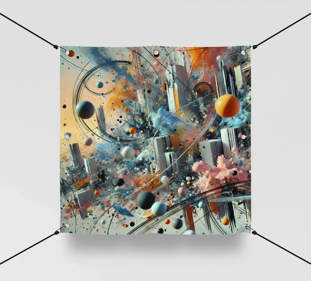 action splash abstract telo in pvc da abstrakt