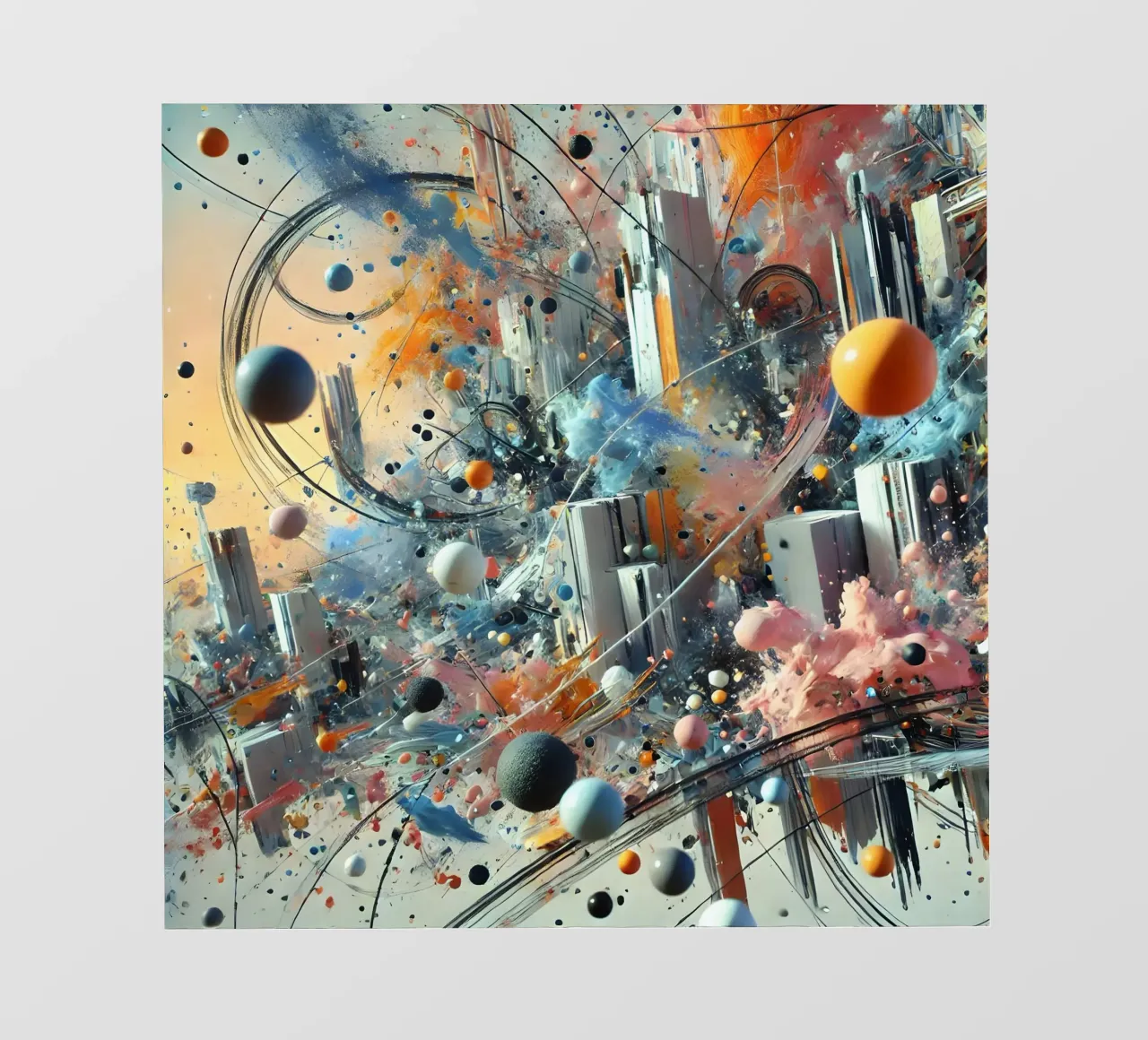 action splash abstract telo in pvc da abstrakt