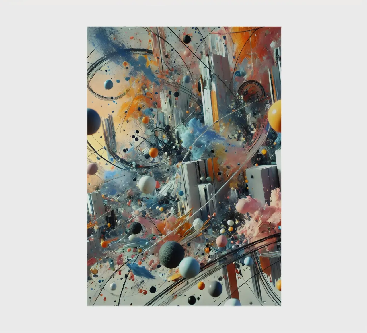 action splash abstract notebook by abstrakt