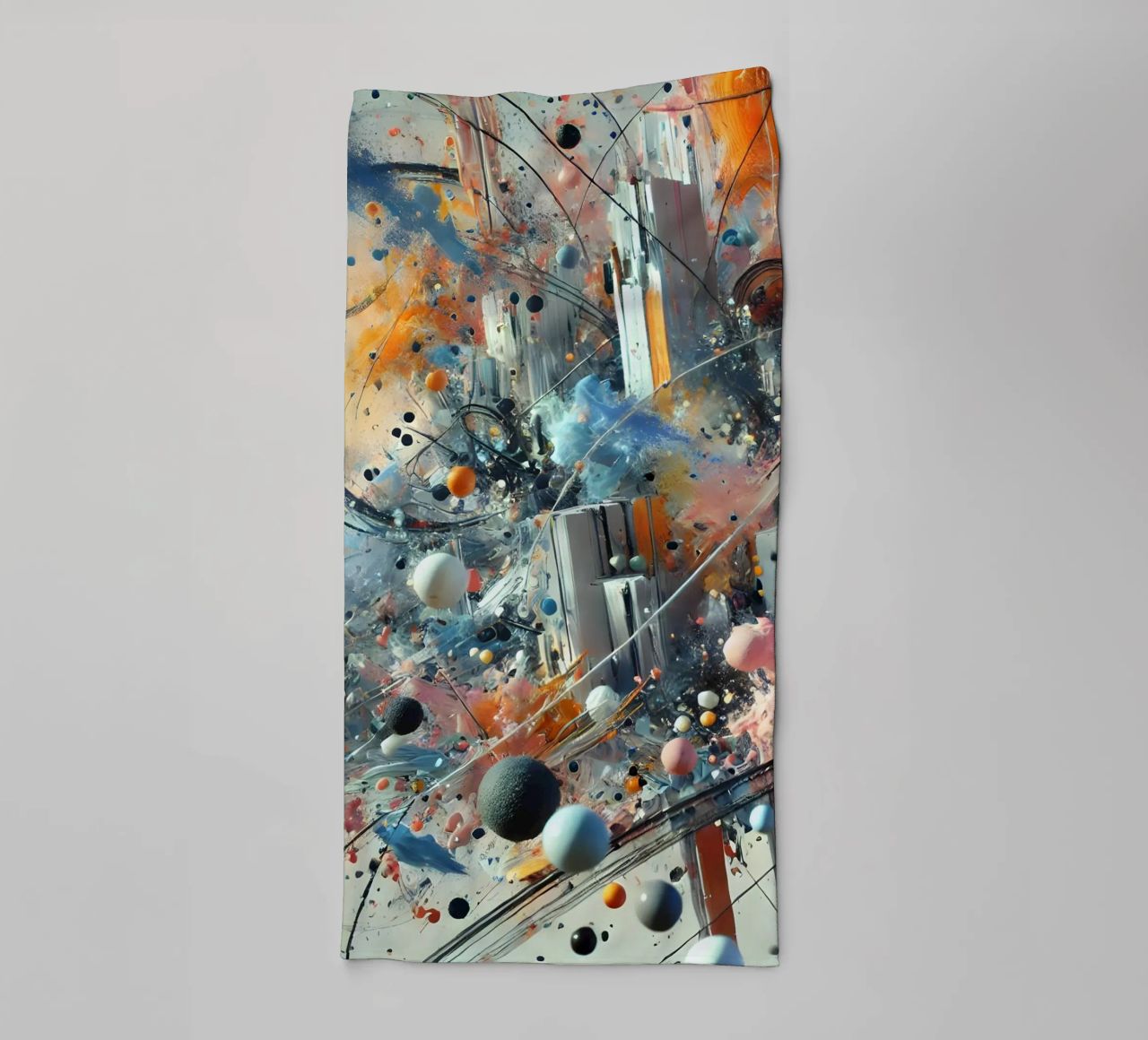 action splash abstract asciugamano da bagno da abstrakt