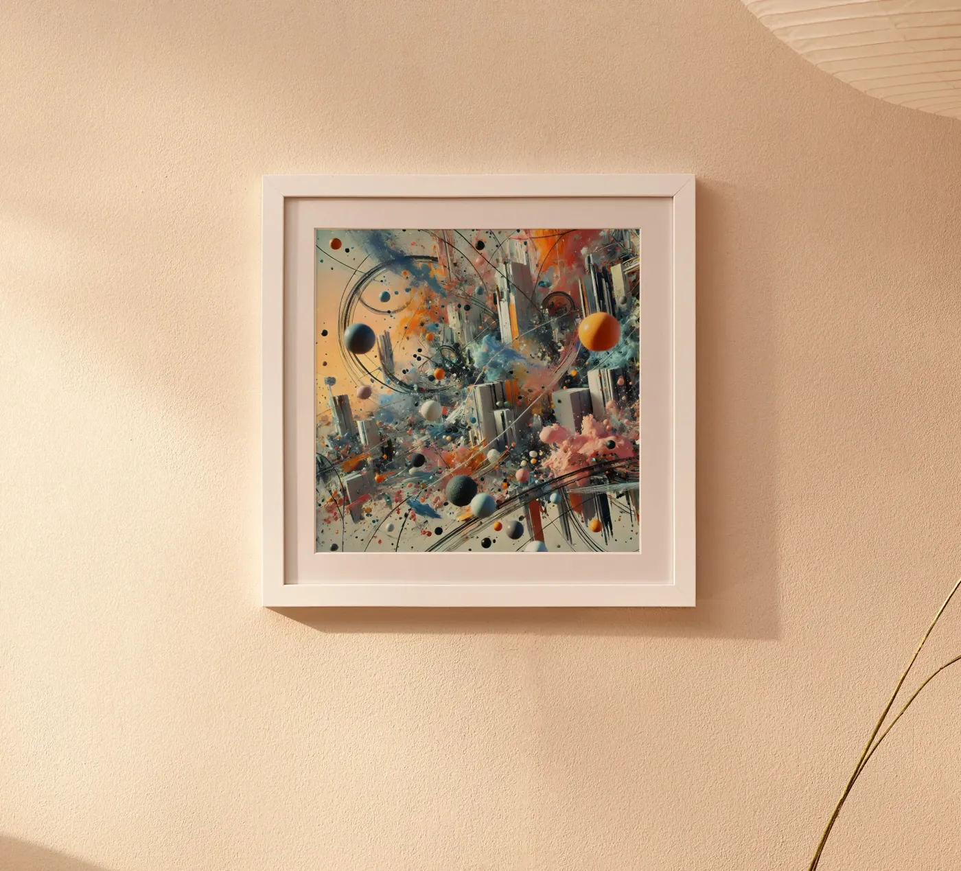 action splash abstract poster da abstrakt