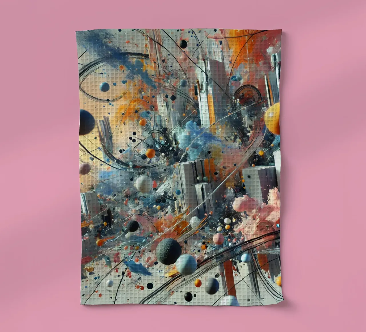 action splash abstract canovaccio da cucina da abstrakt