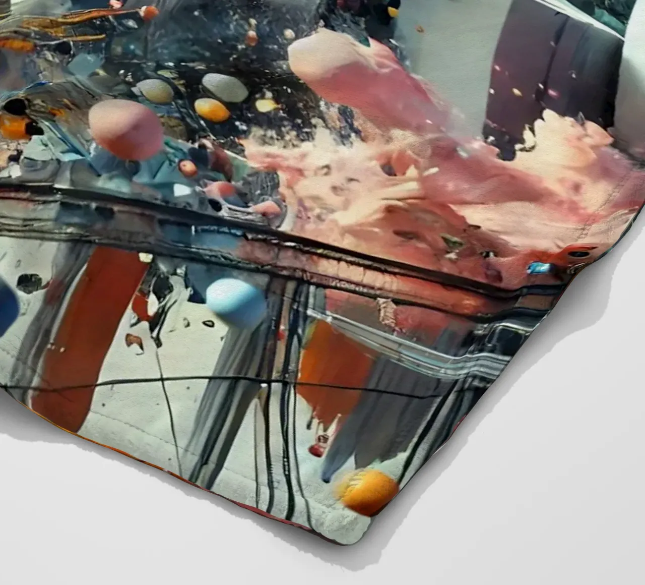 action splash abstract coperta in pile da abstrakt