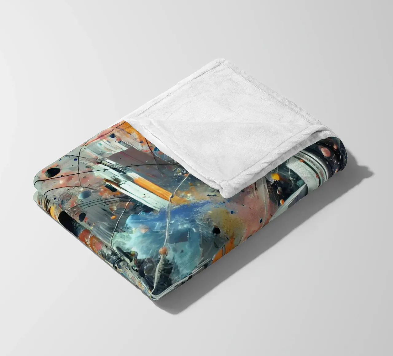 action splash abstract coperta in pile da abstrakt