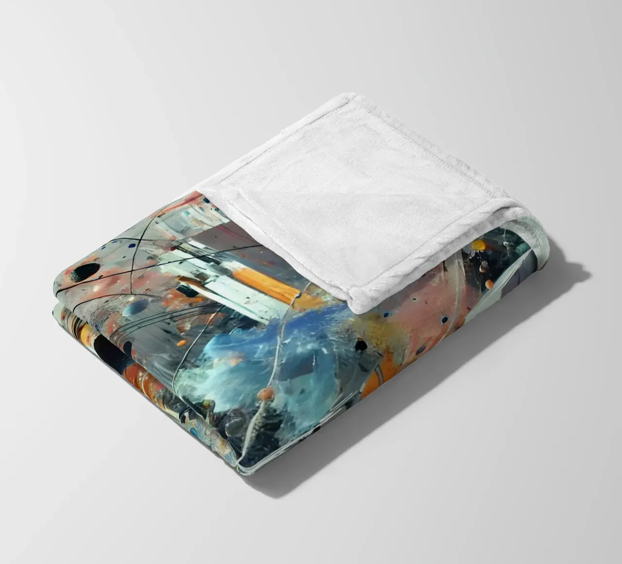 action splash abstract coperta in pile da abstrakt